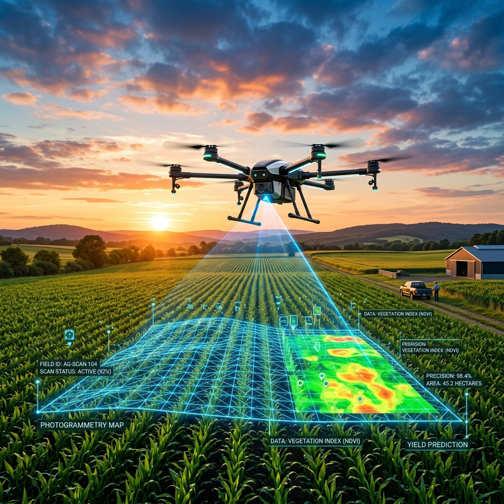 Dron agrícola